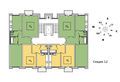 Планировки квартир в секции 12.