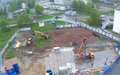 Ход строительства ЖК «Дом на Школьной». Фото от 17.05.2013 года.