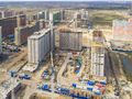 ЖК Vitamin. Ход строительства. Монтаж верхних этажей. Аэрофотосъемка 18.05.2017 г.