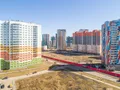 ЖК «Новая Охта». Благоустройство территории. Аэрофотосъемка от 11.04.2018.