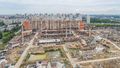 Ход строительства.  Аэрофотосъемка от 24.07.2019 г.