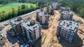 ЖК «Горки Парк». Ход строительства. Вид сверху. Июль 2018 г.