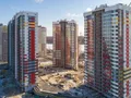 ЖК «Невские паруса». Ход строительства корпусов 1.1, 1.2, 1.3. Аэрофотосъемка. Фото от 16.03.2018 г.