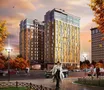 ЖК расположен в престижном квартале недалеко от метро Василеостровская.