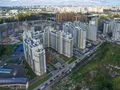 ЖК «Город мастеров». Ход строительства корпусов 1, 2. Аэрофотосъемка. Фото от 14.09.2016 г.