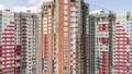 ЖК «Невские паруса». Ход строительства корпуса 4.2. Отделка фасада. Аэрофотосъемка. Фото от 28.08.2018 г.