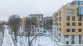ЖК «Смольный парк». Аэросъемка, фото от 02.12.2018