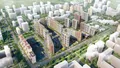 Вид сверху на участки 1, 7 и 3.