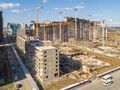 ЖК «Чистое небо». Ход строительства корпуса 4.1. Аэрофотосъемка. Фото от 13.04.2018 г.