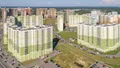 ЖК «Новая Охта». Корпуса 1, 8. Аэрофотосъемка. Фото от 15.07.2018 г.