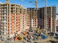 ЖК «Невские паруса». Ход строительства корпуса 4.1. Аэрофотосъемка. Фото от 16.03.2018 г.