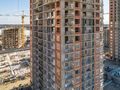 ЖК «Невские паруса». Ход строительства корпуса 3.1. Аэрофотосъемка. Фото от 16.03.2018 г.