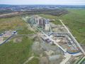 ЖК «Аннинский парк» (ЖК в Куттузи). Ход строительства 3 очереди. Окрестности. Аэрофотосъемка от 17.10.2016 г.