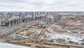 ЖК «Legenda Героев», ход строительства. Вид с Дудергофского канала. Аэрофотосъемка от 21.03.2019