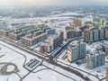 Квартал «Лондон» (проект «Семь столиц»). Корпуса 7/1, 7/2. Аэрофотосъемка. Фото от 20.03.2018 г.