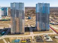 ЖК «Новая Охта». Общий вид. Аэрофотосъемка от 11.04.2018.