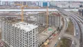ЖК «Legenda Героев», ход строительства корпусов 1 и 2. Перспектива на Дудергофский канал. Аэрофотосъемка от 21.03.2019