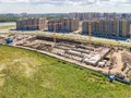 ЖК «Legenda Героев». Корпус 1, 2. Ход строительства. Аэрофотосъемка. Фото от 26.06.2018 г.