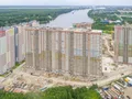 ЖК «Невские паруса». Ход строительства. Аэрофотосъемка от 29.07.2017