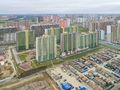 ЖК «GreenЛандия 2» («Гринландия 2»). Корпуса 1, 2, 3, 4. Ход строительства. Аэрофотосъемка. Фото от 29.09.2017 г.