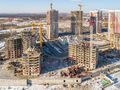 ЖК «Невские паруса». Ход строительства корпусов 4.1, 4.2. Аэрофотосъемка. Фото от 16.03.2018 г.