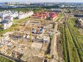Ход строительства 2 очереди. Аэрофотосъемка от 21.09.2017