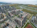 ЖК «Жемчужный фрегат». 1, 2, 3 очереди строительства. Окрестности. Аэрофотосъемка. Фото от 26.09.2016 г.