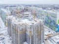 ЖК «ЗимаЛето». Ход строительства корпуса 4. Аэрофотосъемка. Фото от 24.01.2018 г.