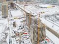 ЖК «МореОкеан». Ход строительства корпуса 2. Аэрофотосъемка. Фото от 09.01.2018 г.