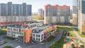 ЖК «Новая Охта». Детский сад. Аэрофотосъемка. Фото от 15.07.2018 г.