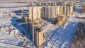 ЖК «Полис на Комендантском». Корпуса 1, 2, 3. Ход строительства. Аэрофотосъемка. Фото от 24.01.2019 г.
