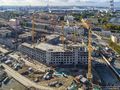 Квартал «Палацио». Корпуса 1, 2. Ход строительства. Аэрофотосъемка от 28.09.2017 г.