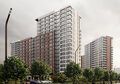 Комплекс состоит из 4 корпусов различной этажности, объединённых подземным паркингом.