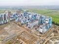 ЖК «Чистое небо». Общий вид . Ход строительства. Аэрофотосъемка. Фото от 26.09.2017 г.