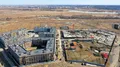 Ход строительства. Корпус 2А - завершаются работы по прокладке внутренних сетей. Апрель 2018 г.