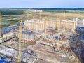 ЖК «Новое Янино». Ход строительства корпусов Б и В. Аэрофотосъемка от 30.08.2017г.