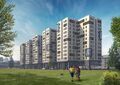Архитектурная концепция нового комплекса выдержана в современном стиле - с облицовкой фасадов керамогранитом и витражным остеклением.