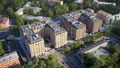 Комплекс состоит из двух корпусов и рассчитан на 356 квартир.