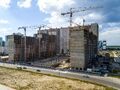 ЖК «Чистое небо». Ход строительства корпусов 4.1, 4.2. Аэрофотосъемка. Фото от 17.07.2018 г.