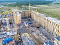 ЖК «Новое Янино». Вид сверху на корпус Б. Аэрофотосъемка от 30.08.2017г.