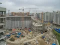 ЖК «Ландыши». Ход строительства корпуса 1. Аэрофотосъемка. Фото от 12.10.2016 г.