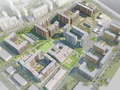 Генплан ЖК Pulse Premier (Пульс Премьер)|Новострой-СПб