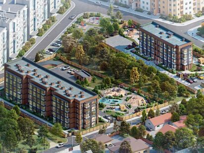 ЖК представлен двумя корпусами. ЖК «Loft у озера»|Новострой-СПб