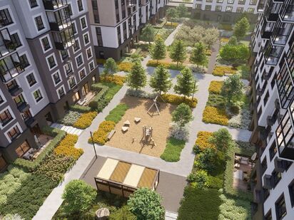 Уютные дворы. ЖК «Брусника в Новоселье»|Новострой-СПб