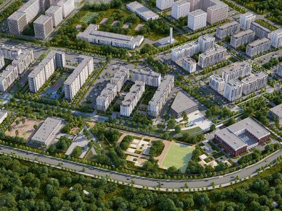 Генеральный план проекта. ЖК «Брусника в Новоселье»|Новострой-СПб