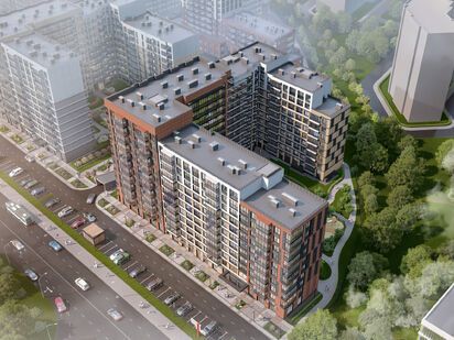 Корпус 2, вид сверху. ЖК «Титул в Московском»|Новострой-СПб