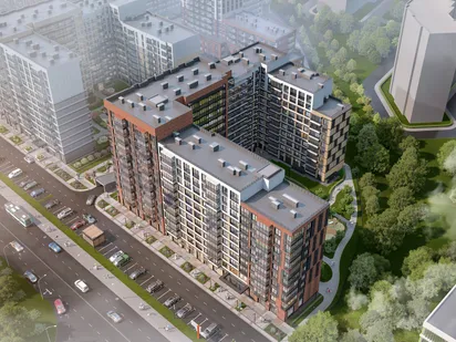 Корпус 2, вид сверху. ЖК «Титул в Московском»|Новострой-СПб