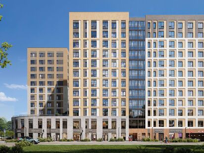 На крыше стилобата расположены открытые террасы квартир третьего этажа. ЖК «Лендлер»|Новострой-СПб