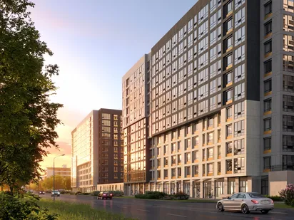 На первом этаже разместятся коммерческие помещения. ЖК Cube (Куб)|Новострой-СПб