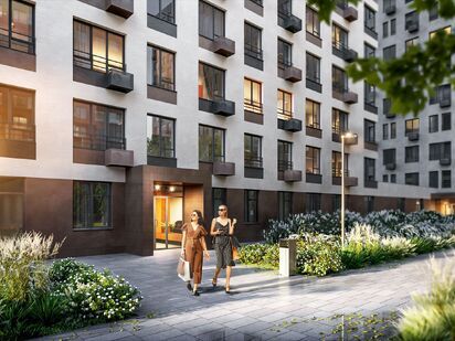 Технологичные домофоны на калитках и входных группах с возможностью распознавания лиц и открытие через мобильное приложение. ЖК «Глоракс Парголово»|Новострой-СПб